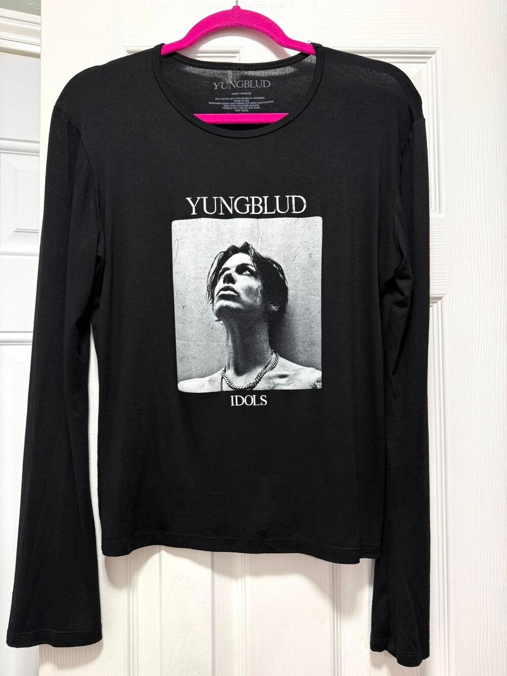 Yungblud Idols Officially licensed Long Sleeve T Shirt Tee Soft Stretchy Black M